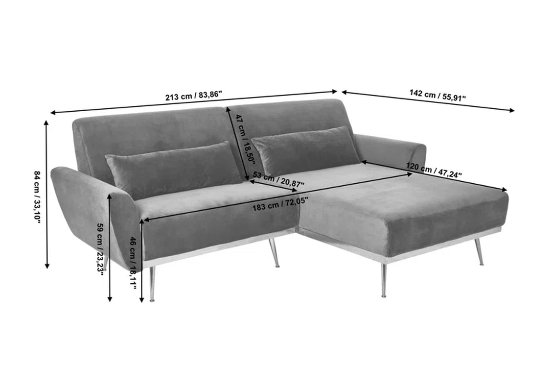 Deiondre Corner Sofa