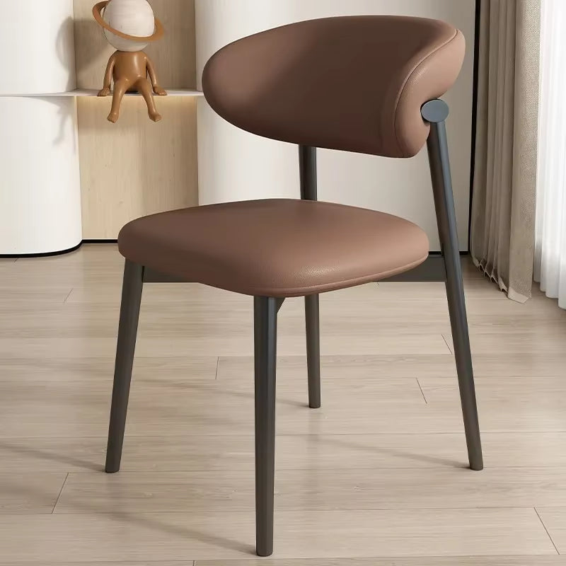 Nordic Solid Wood Dining Chairs Modern Minimalist Home Chairs Book Tables and Chairs Light Luxury Designer Backrest Sofa Stool