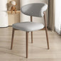 Nordic Modern Minimalist Solid Wood Dining Chairs Home Chairs Book Tables and Chairs, Light Luxury Designer Backrest Chairs Home